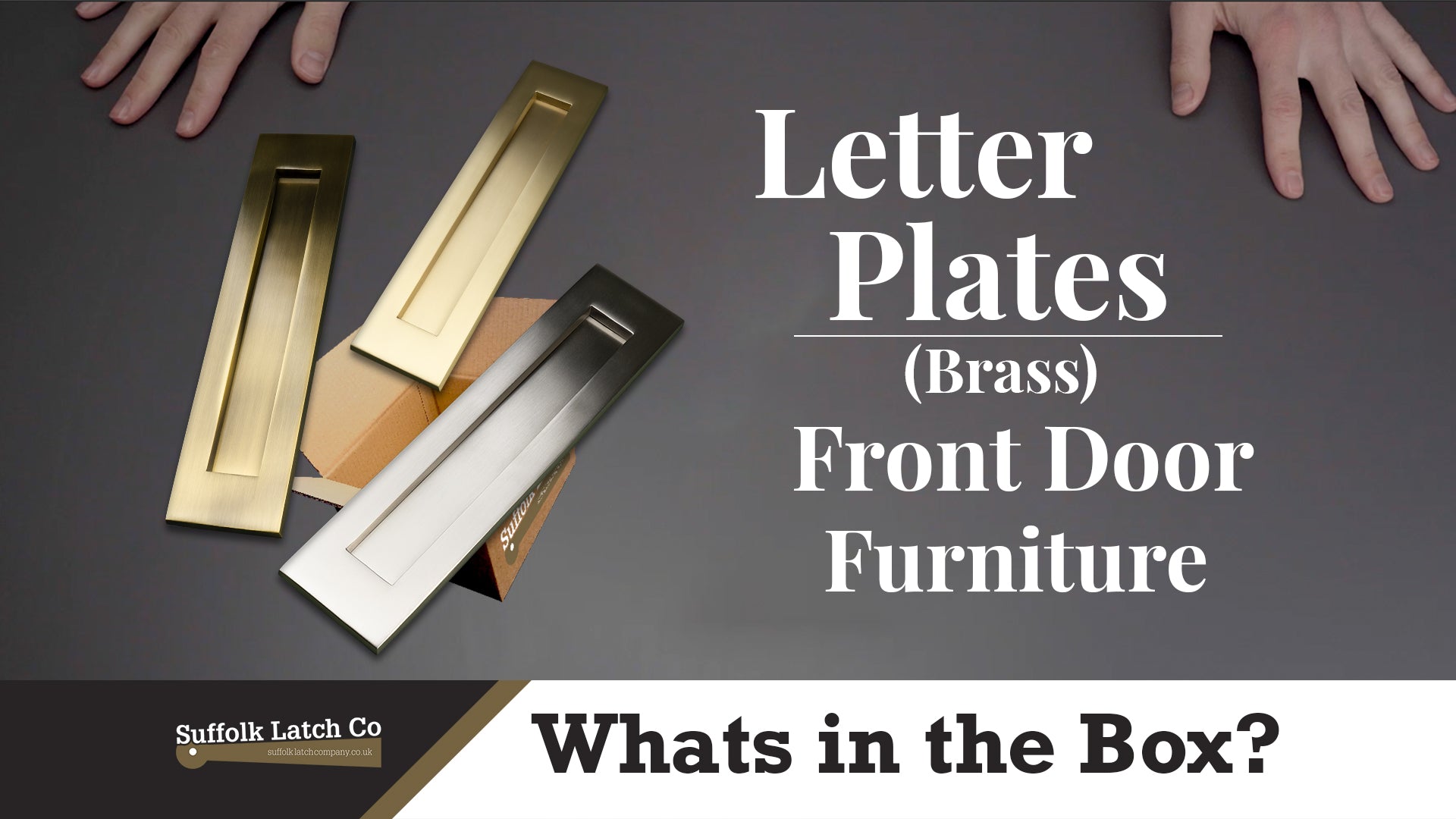 What's In The Box: Brass Letter Plates