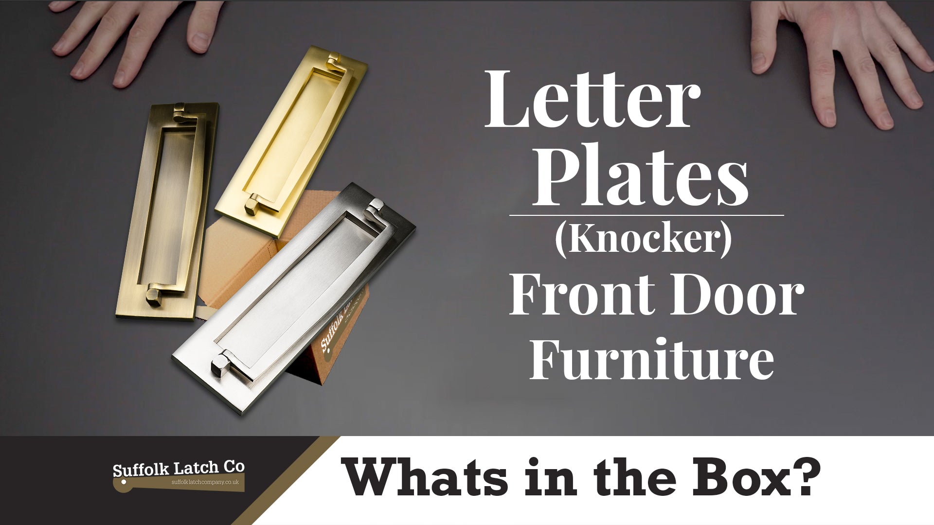 What's In The Box: Letter Plate With Knocker