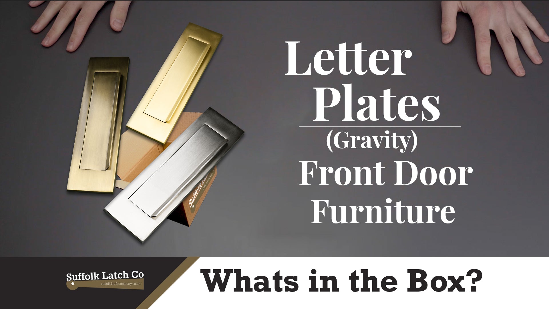 What's In The Box: Gravity Letter Plate