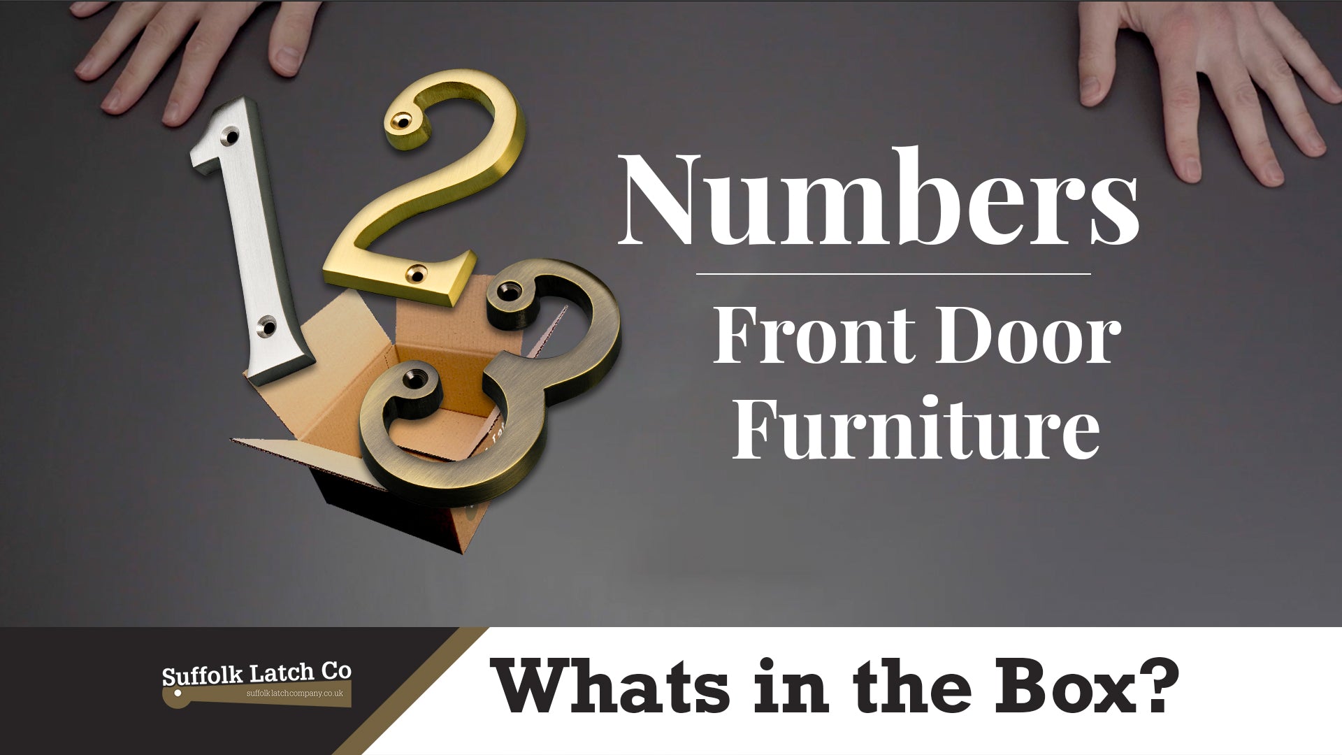 What's In The Box: Brass Door Numbers
