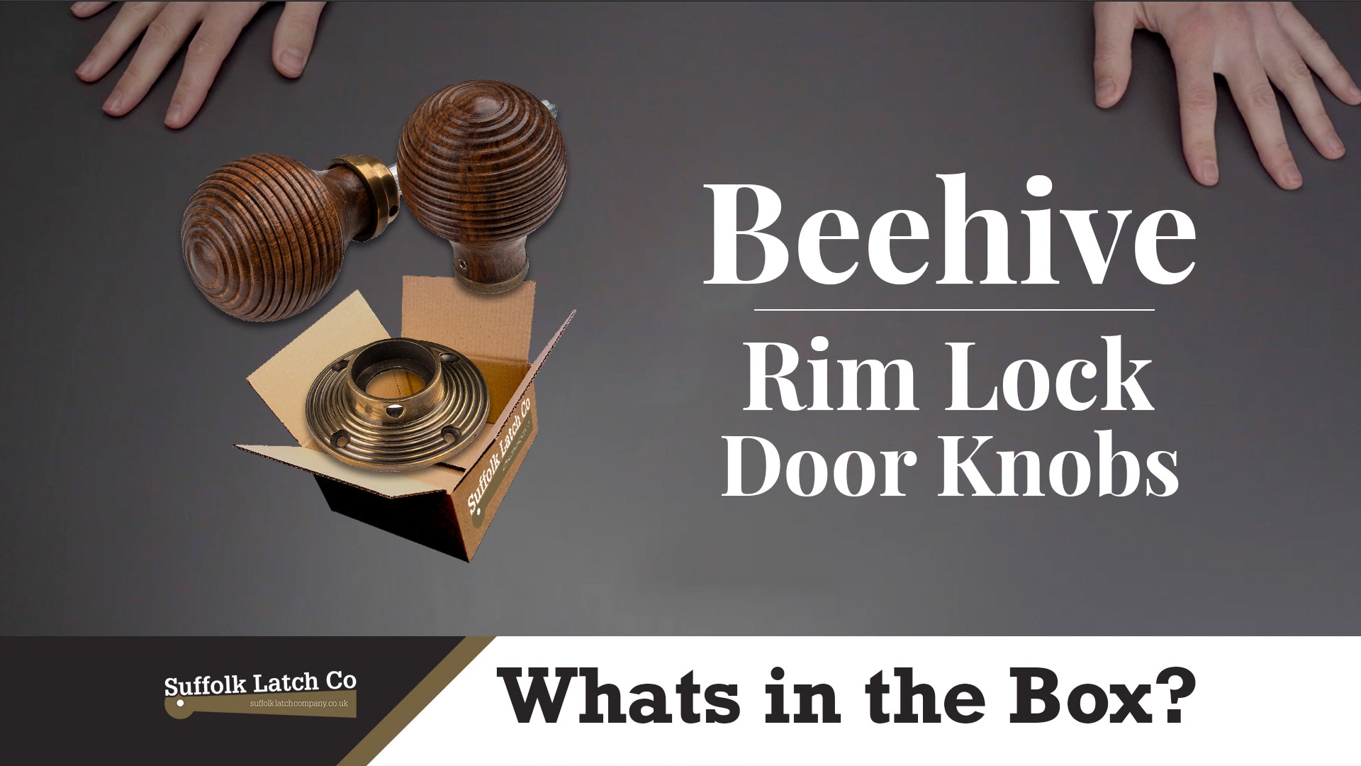 What's In The Box: Wooden Beehive Rim Door Knobs