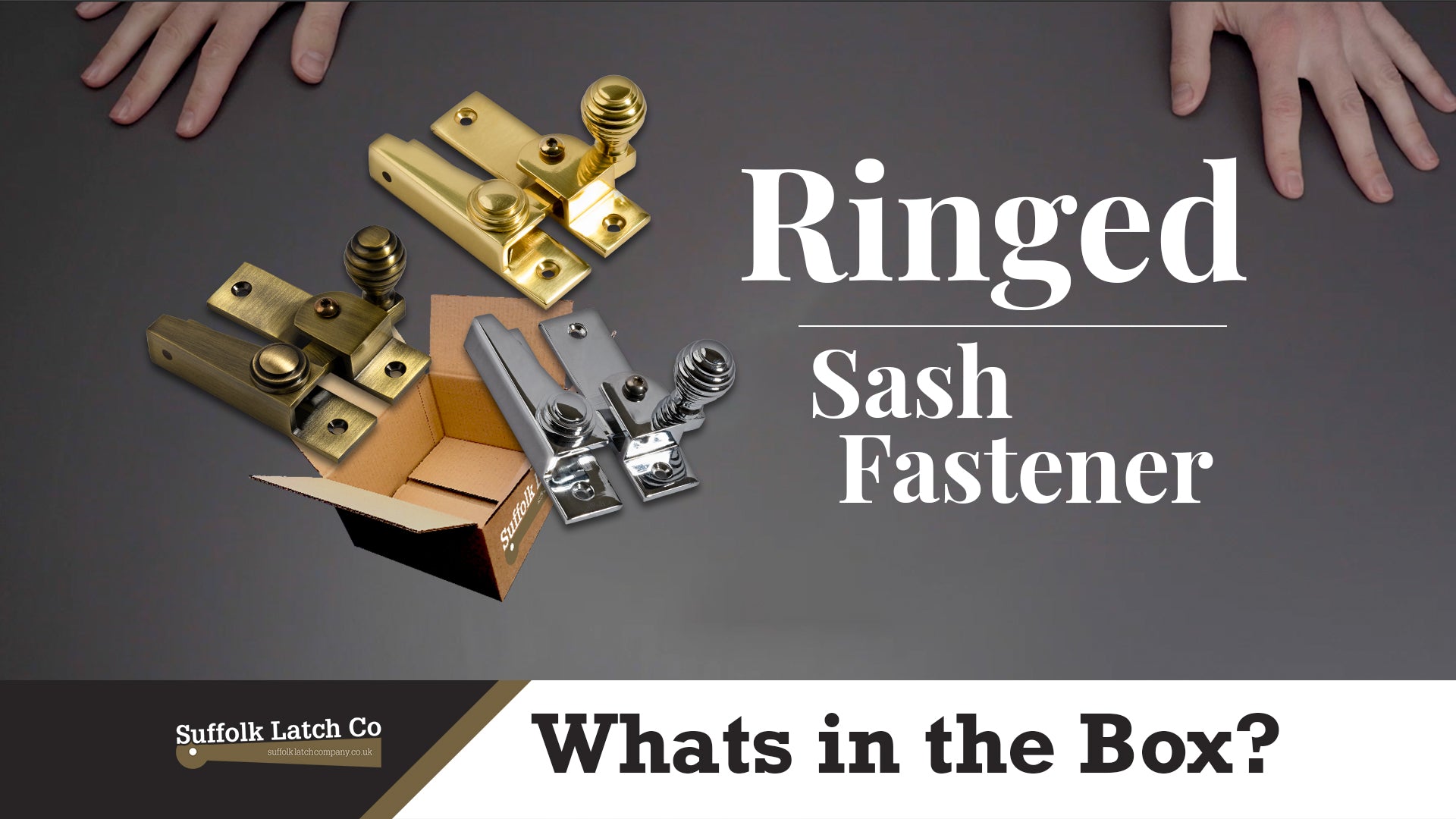 What's In The Box: Ringed Hook Plate Sash Fastener Lock