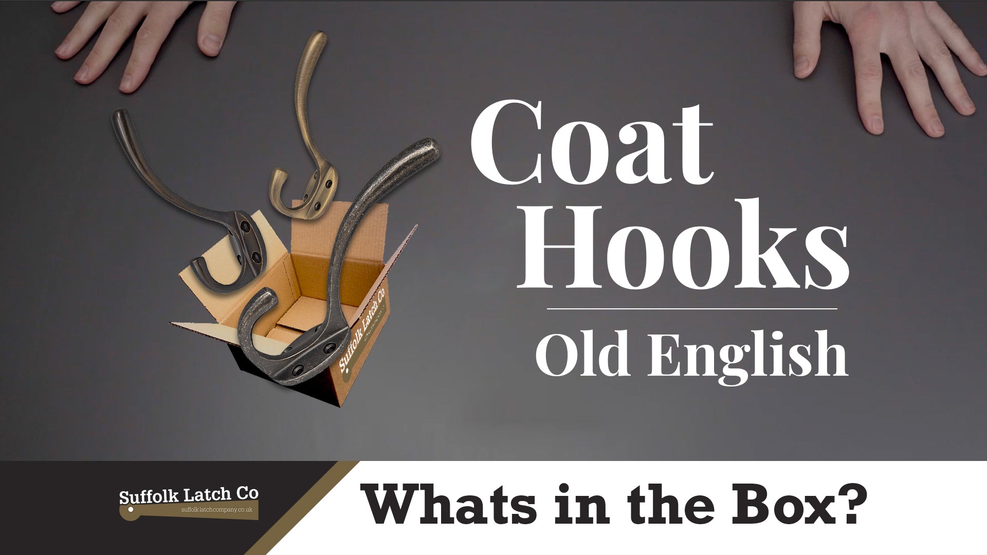 What's In The Box: Classic Hat & Coat Hook Old English Collection