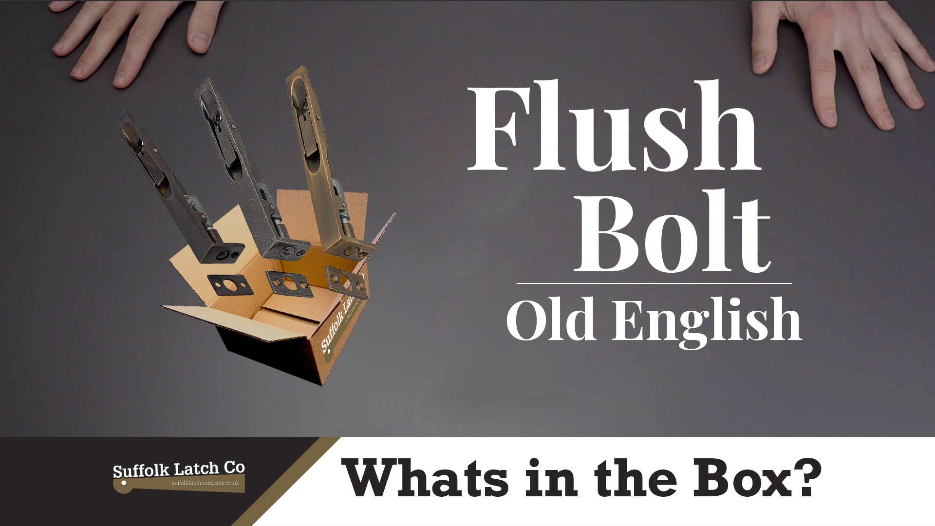 What's In The Box: Lever Action Flush Bolts Old English Collection