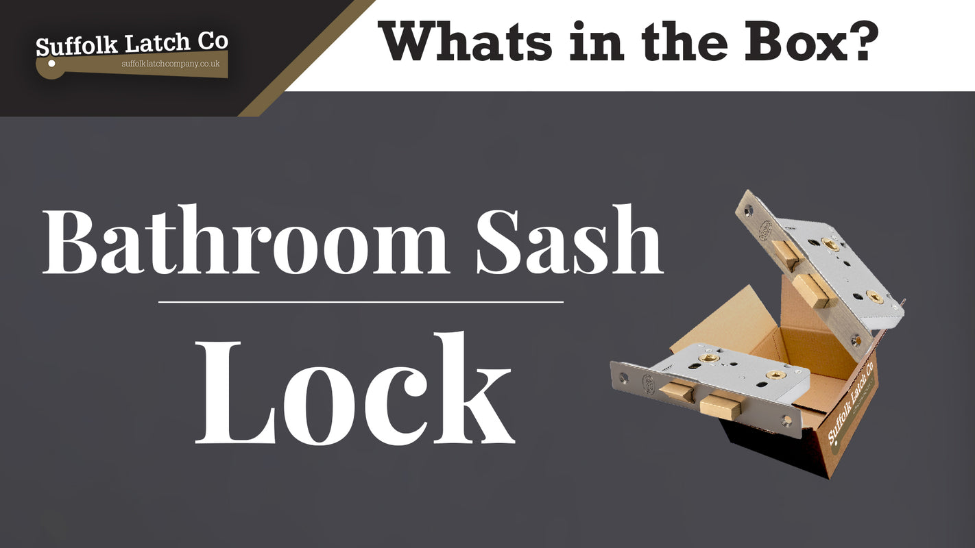 What's in the Box: Bathroom Sash Locks Bolt Through