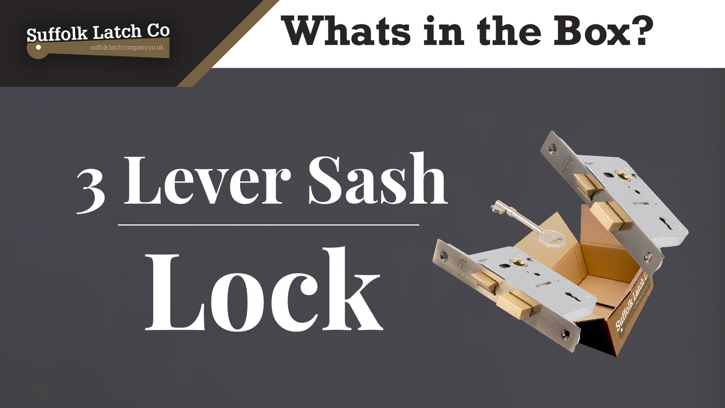 What's in the Box: 3 Lever Sash Locks Bolt Through