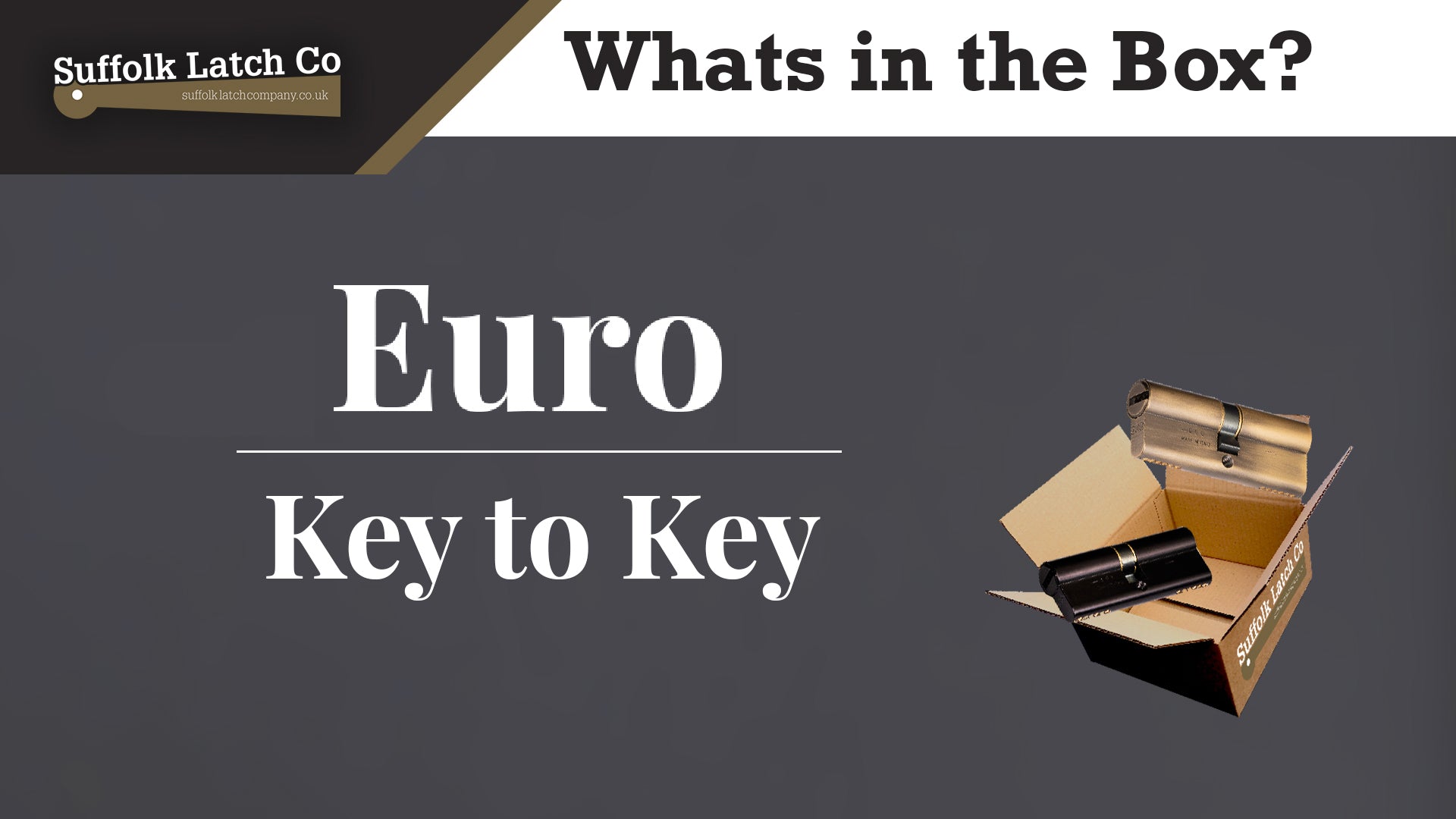 What's in the Box: Euro 15 & 5 Pin Double Cylinder - Key To Key
