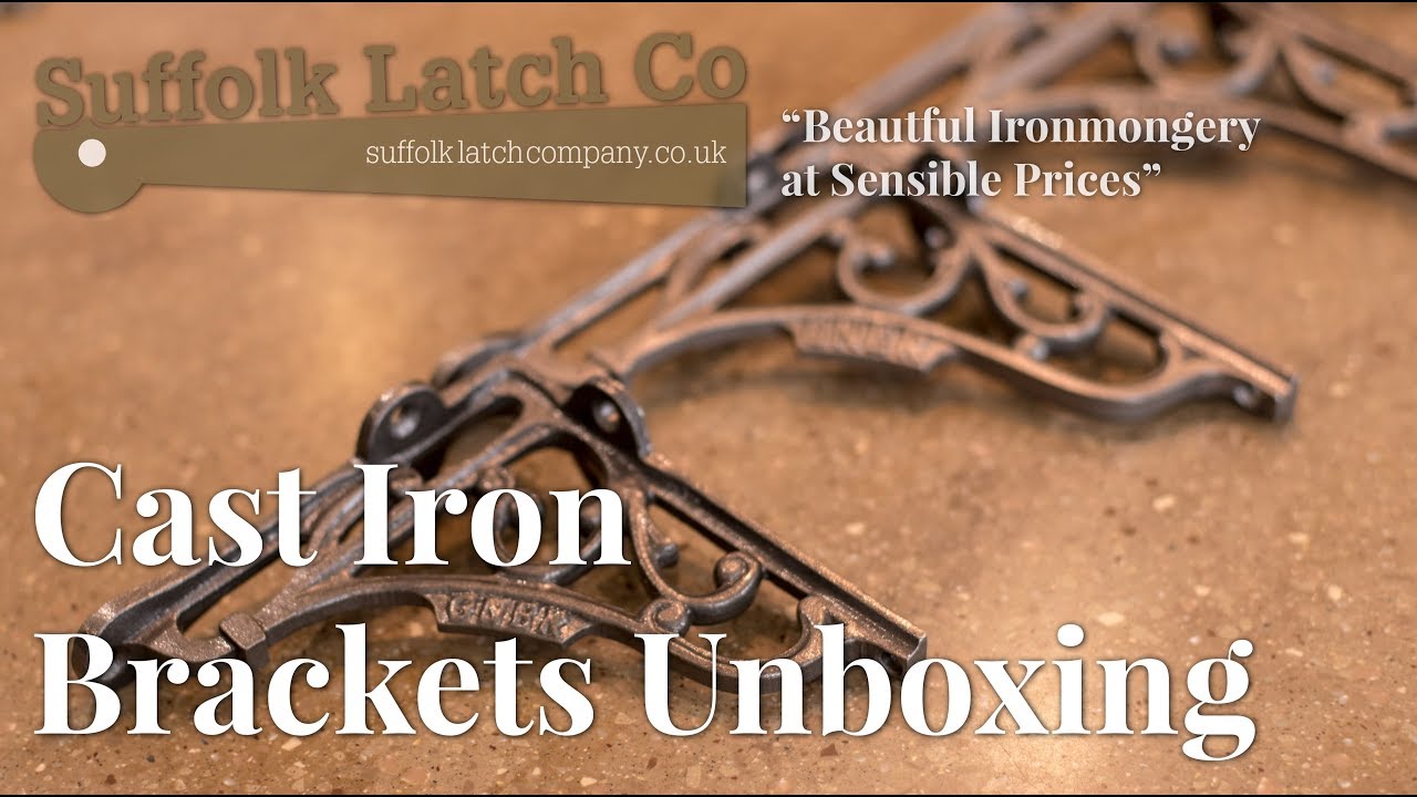 Cast Iron Shelf Brackets Unboxing & Closer Look