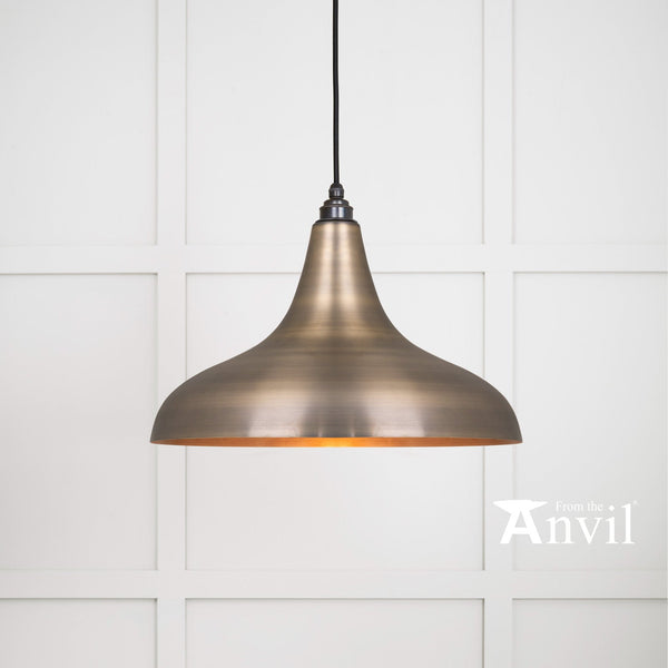 Image of Aged Brass Frankley Ceiling Light