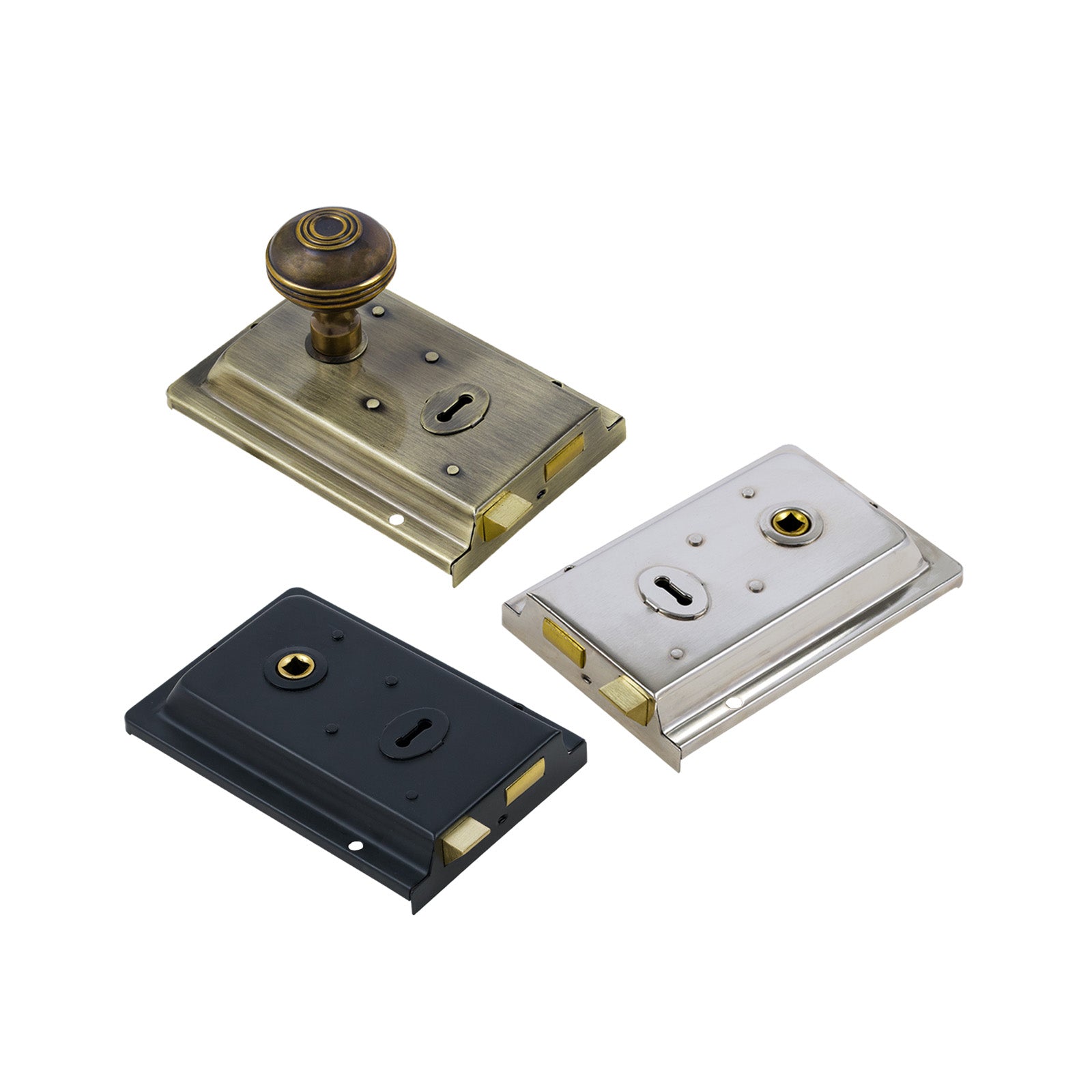 Traditional Rim Locks | Rim Lock Sets with Door Knobs