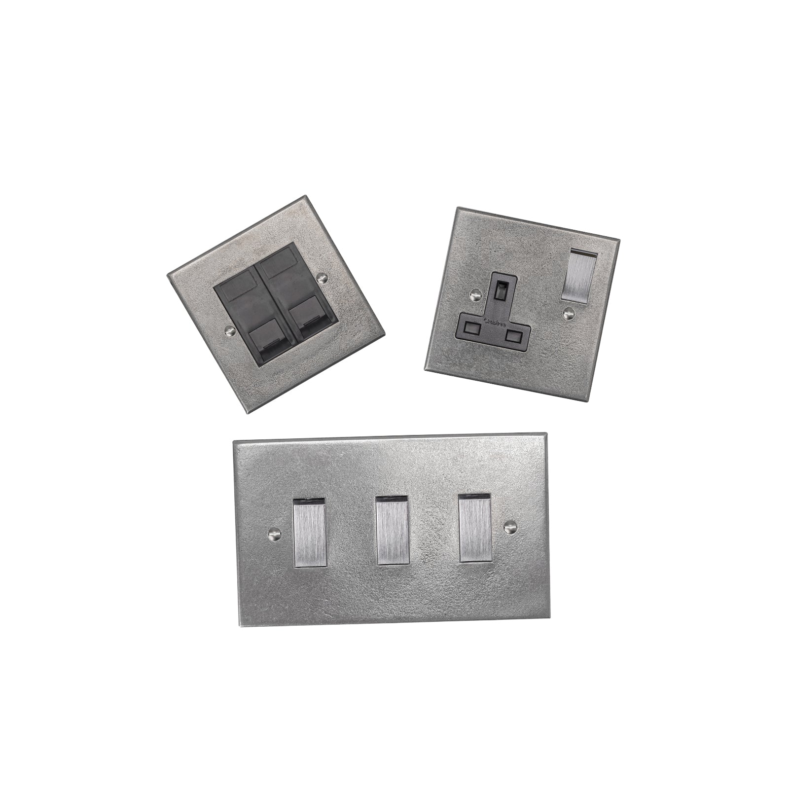 Finesse Pewter Electrical Accessories