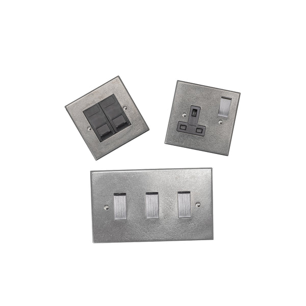 Finesse Pewter Electrical Accessories