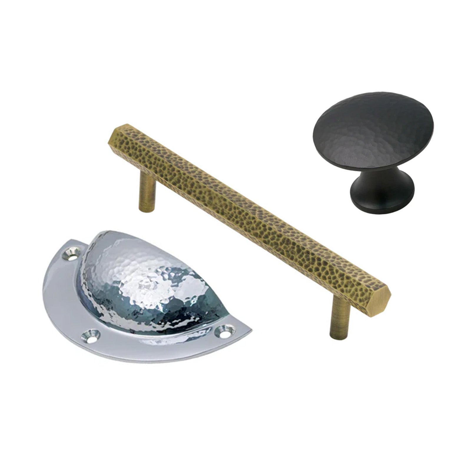 Hammered Cabinet Hardware | Knobs, Pulls & Cup Handles