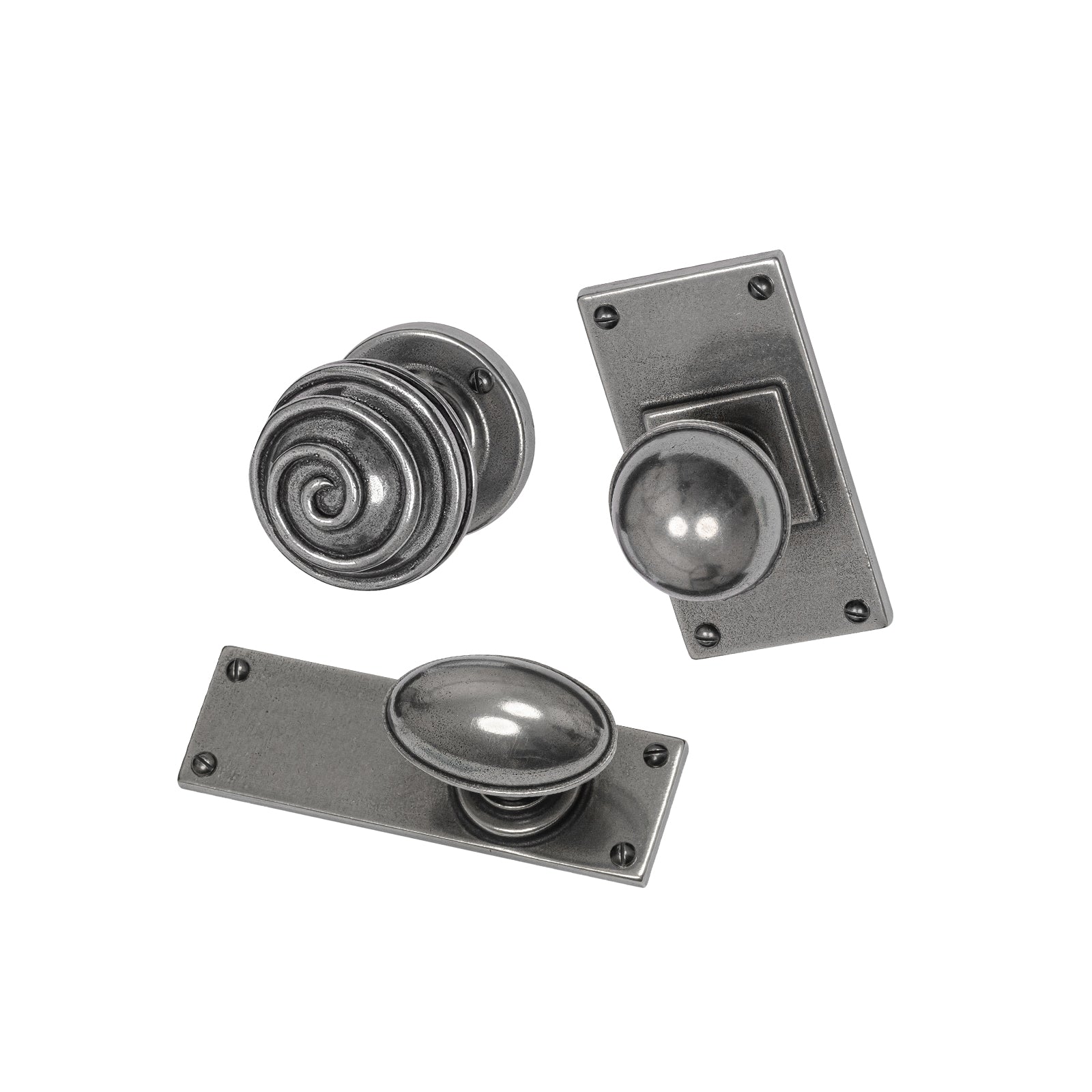 Finesse Pewter Door Knobs