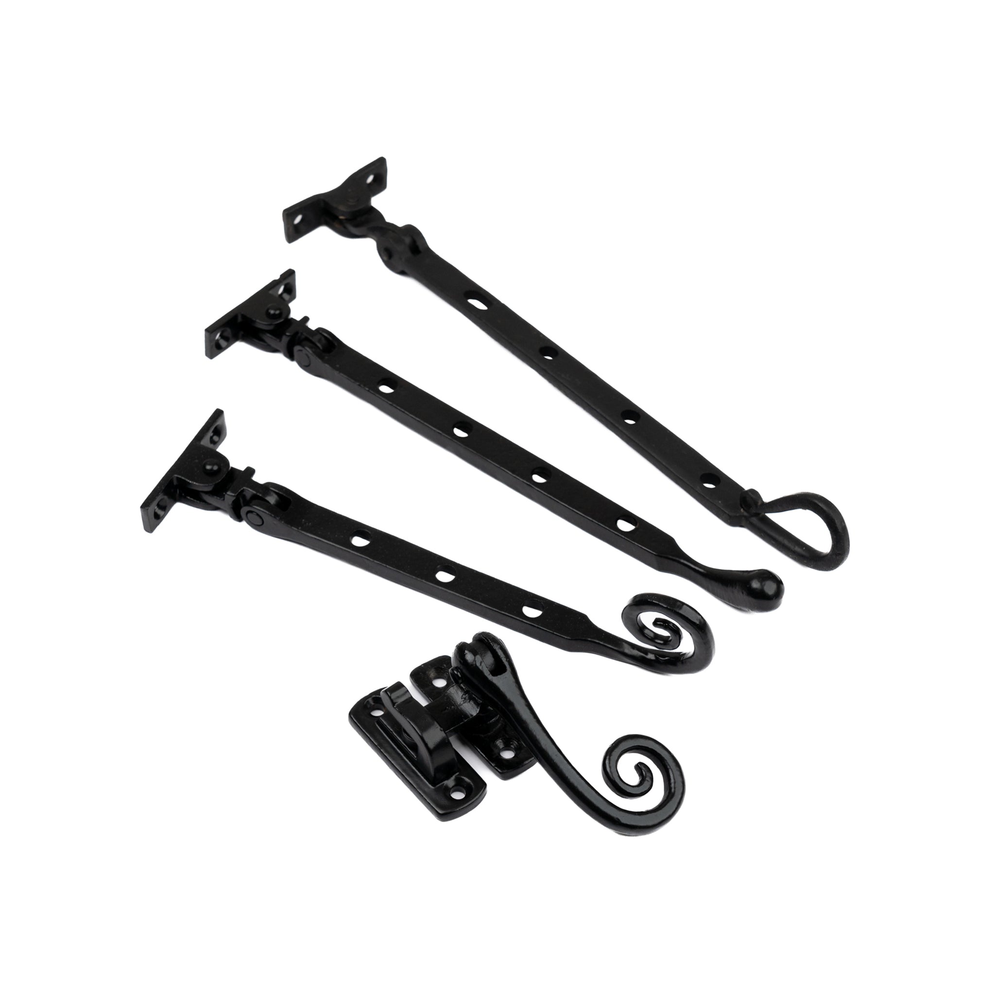 Cast Iron Black Window Stays & Fasteners