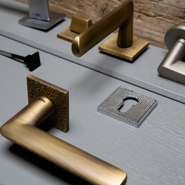 Collection of modern handles and escutcheons 