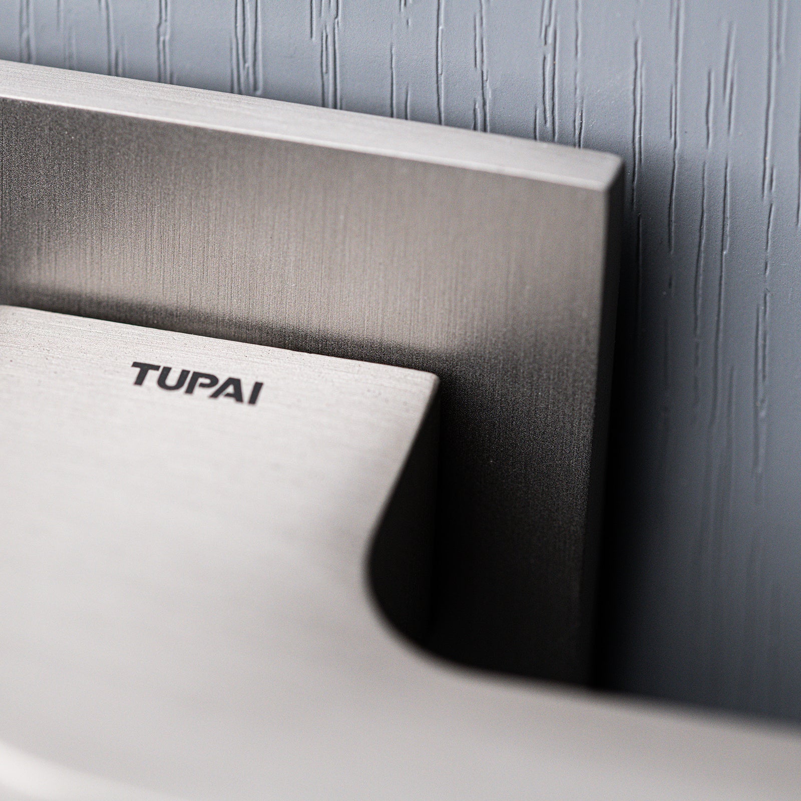 Tupai Square Lever on Rose Door Handles with 6mm Thick Rose Plate.