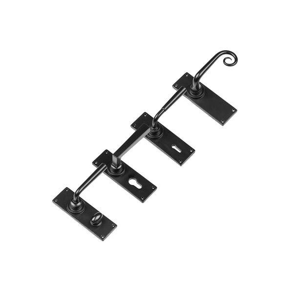 lever handles with armor-coat protective finish