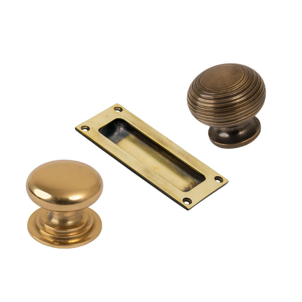 Unlacquered Cabinet Hardware