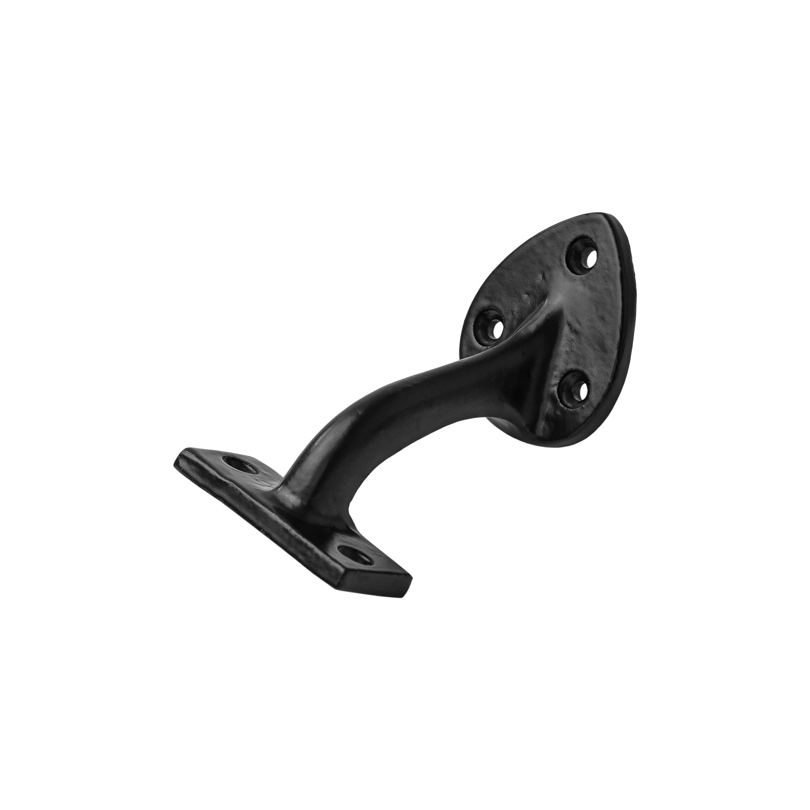 bannister rail brackets, Cast Iron hand Rail Brackets, Chrome Brass & Black