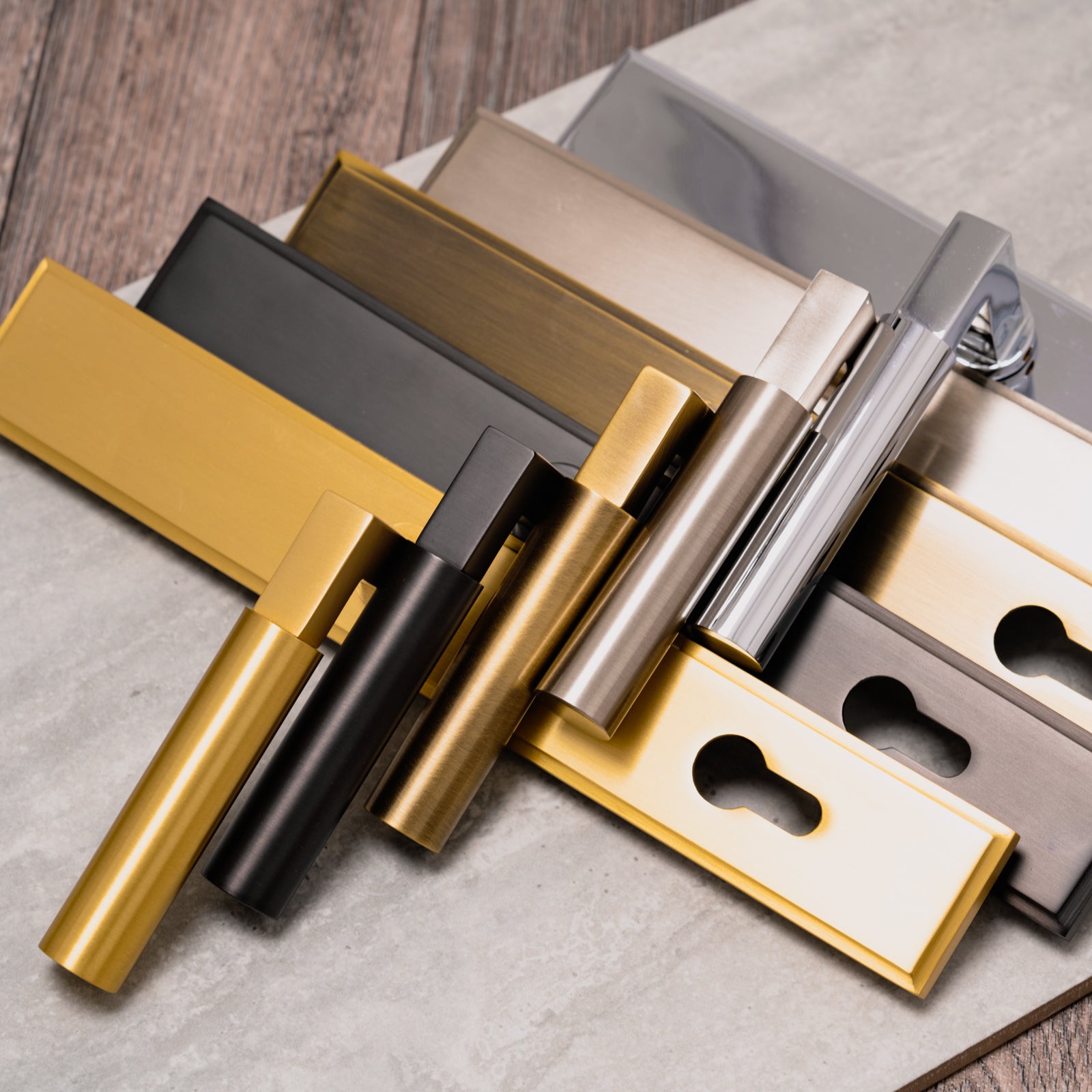 Bauhaus Multipoint Door Handle 5 Finishes Suffolk Latch Company