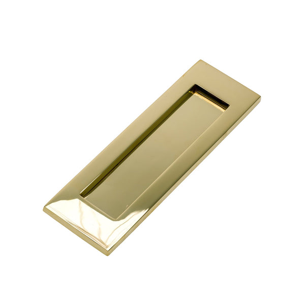   Image of 101mm Unlacquered Brass Letterplate