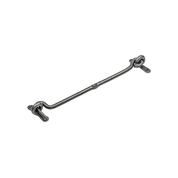 SHOW 12 Inch Pewter Forged Cabin Hook