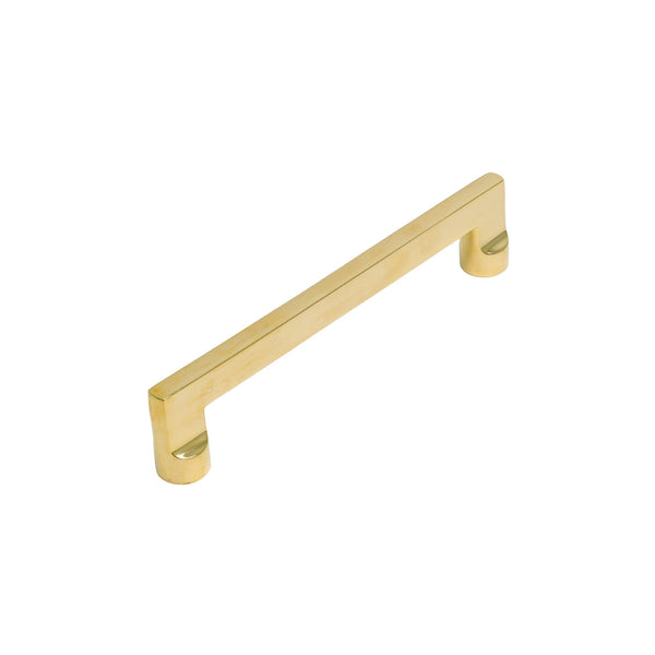   Image of 160mm Unlacquered Brass Apollo Cabinet Pull Handle