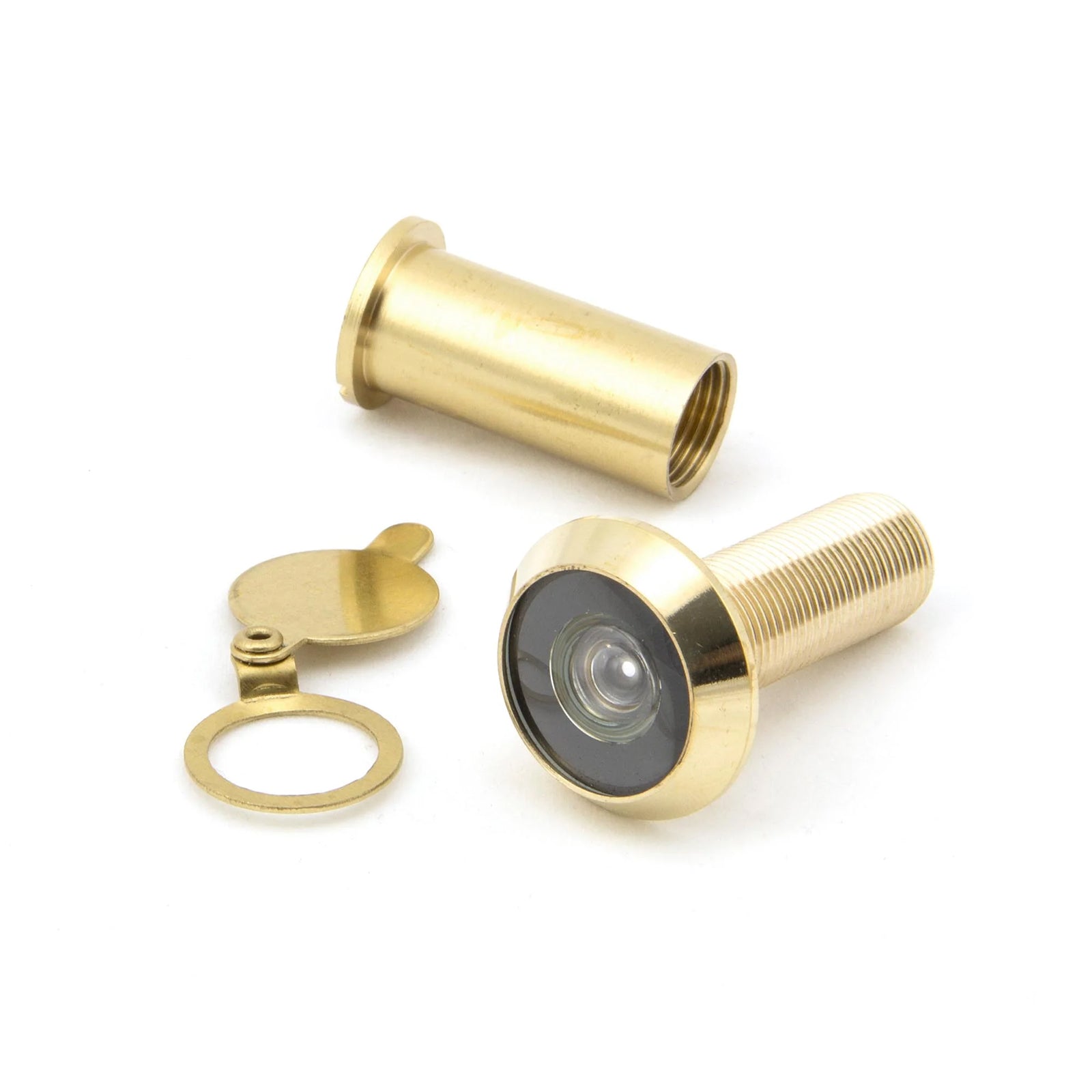 180° Security Door Viewer | Brass or Chrome | 34–56mm Doors