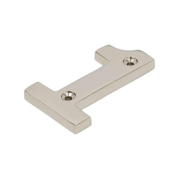 SHOW Polished Nickel Front Door Number 1