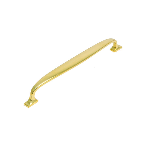   Image of 203mm Unlacquered Brass Durham Cabinet Pull Handle