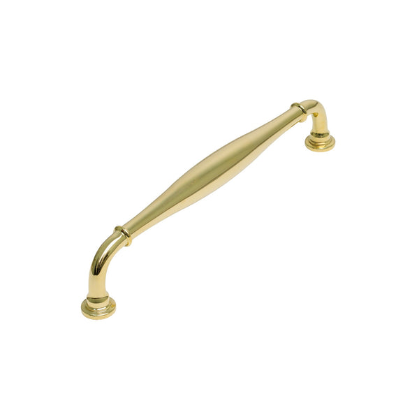   Image of 203mm Unlacquered Brass Henley Cabinet Pull Handle