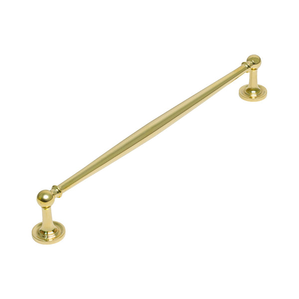   Image of 254mm Unlacquered Brass Colonial Cabinet Pull Handle