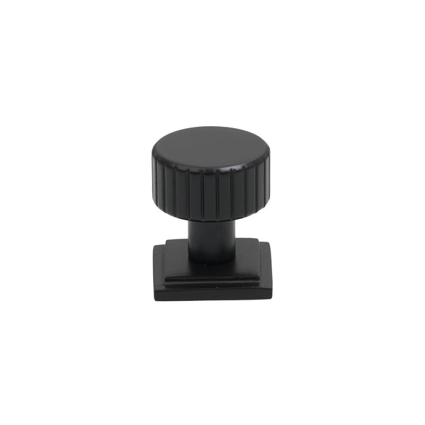 SHOW 25mm Aged Bronze Judd Cabinet Knob - Square Rose
