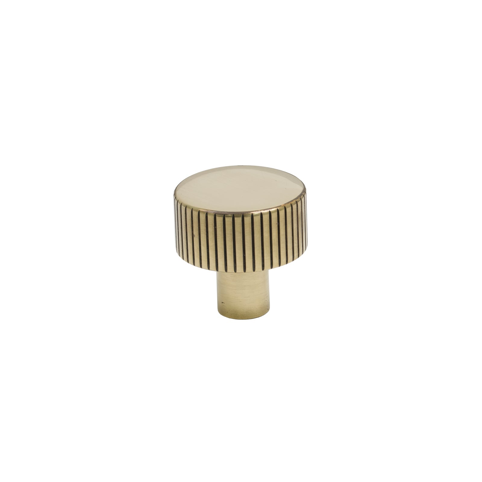 SHOW 25mm Antique Brass Judd Cabinet Knob - No Rose