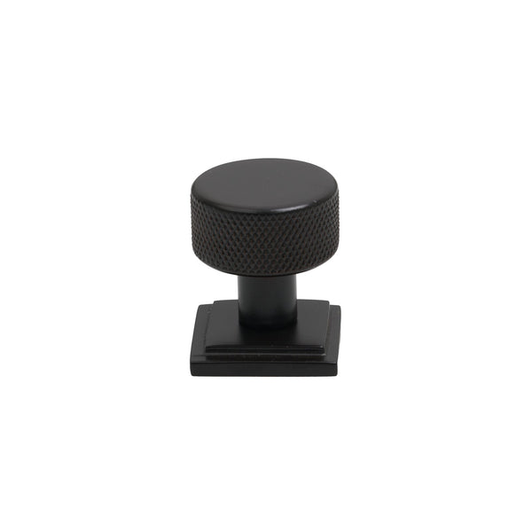 SHOW 25mm Aged Bronze Brompton Cabinet Knob - Square Rose