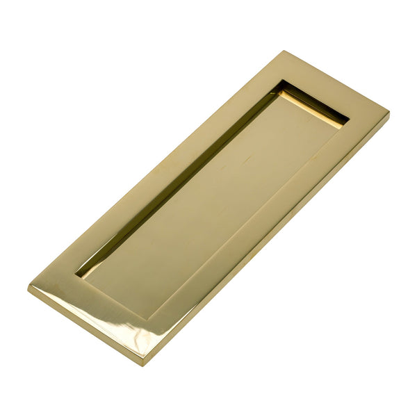   Image of 305mm Unlacquered Brass Letterplate