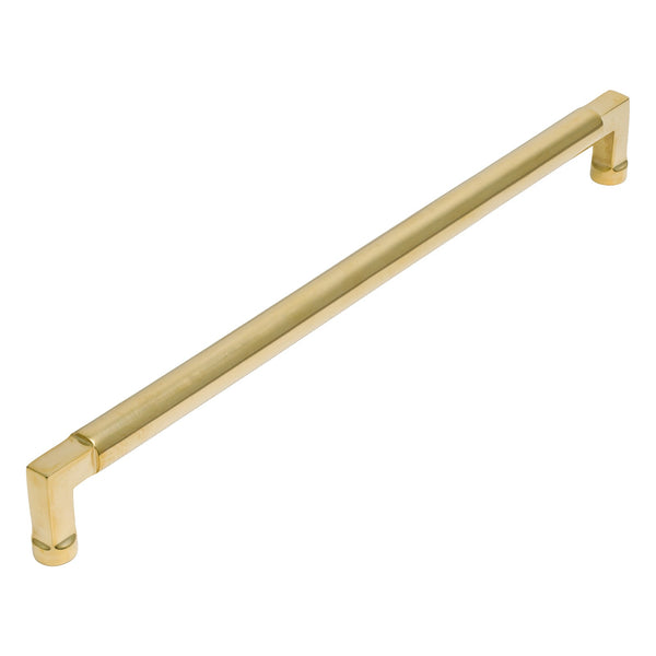   Image of 320mm Unlacquered Brass Bauhaus Cabinet Pull Handle