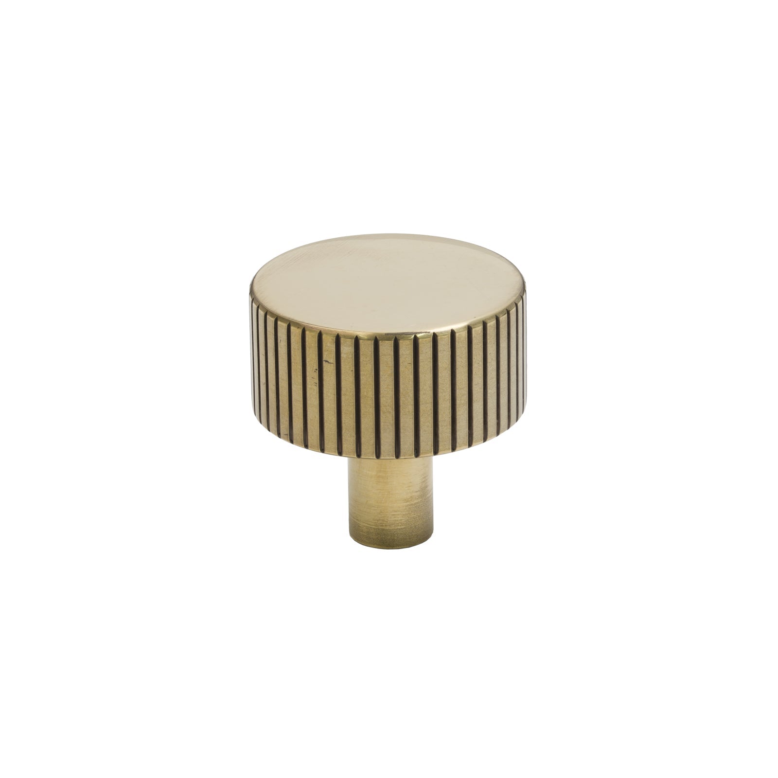 SHOW 32mm Antique Brass Judd Cabinet Knob - No Rose