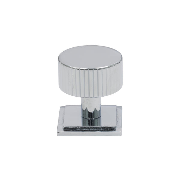 SHOW 32mm Polished Chrome Judd Cabinet Knob - Square Rose