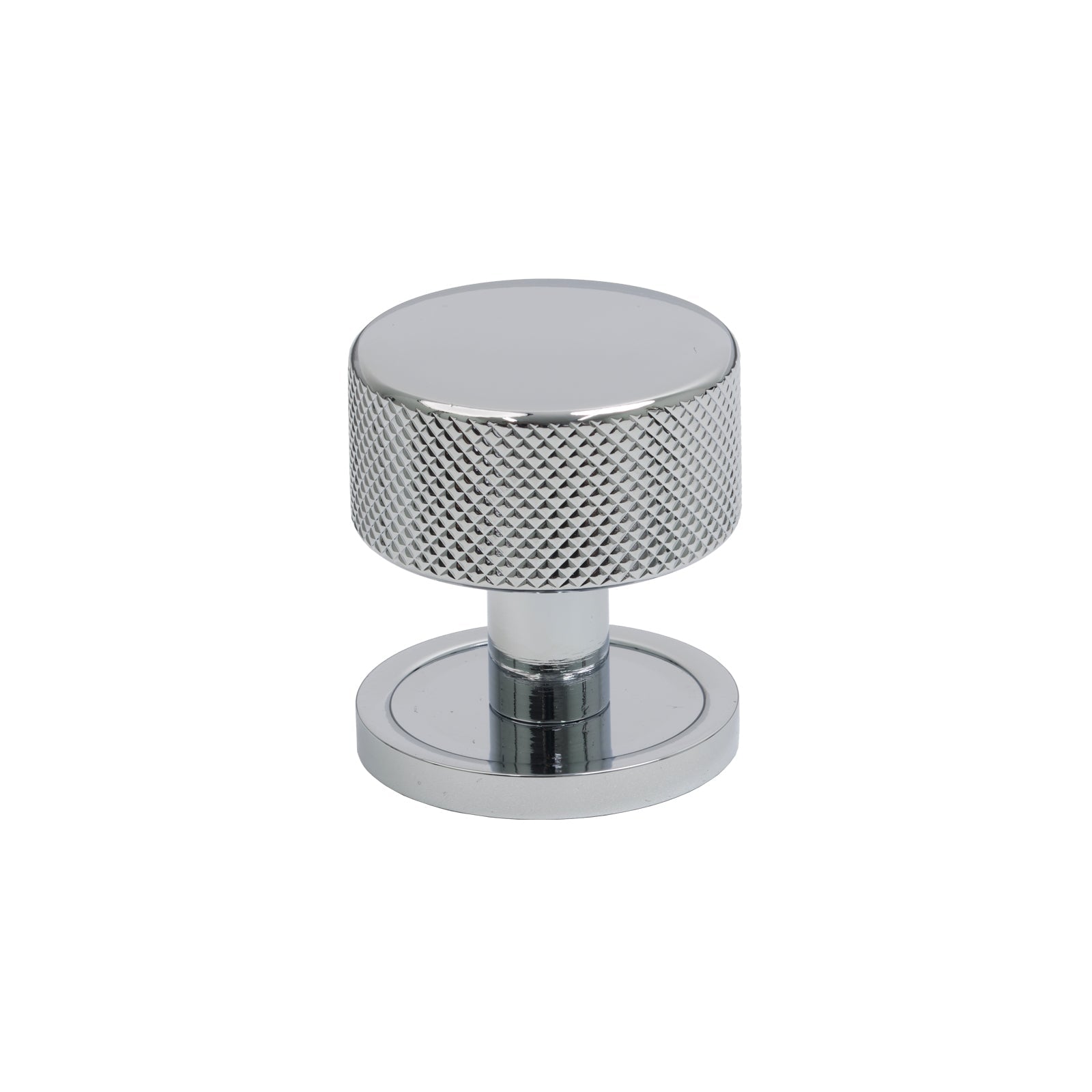 SHOW 32mm Polished Chrome Brompton Cabinet Knob - Round Rose