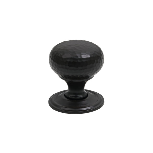 SHOW 32mm Aged Bronze Hammered Mushroom Cabinet Knob