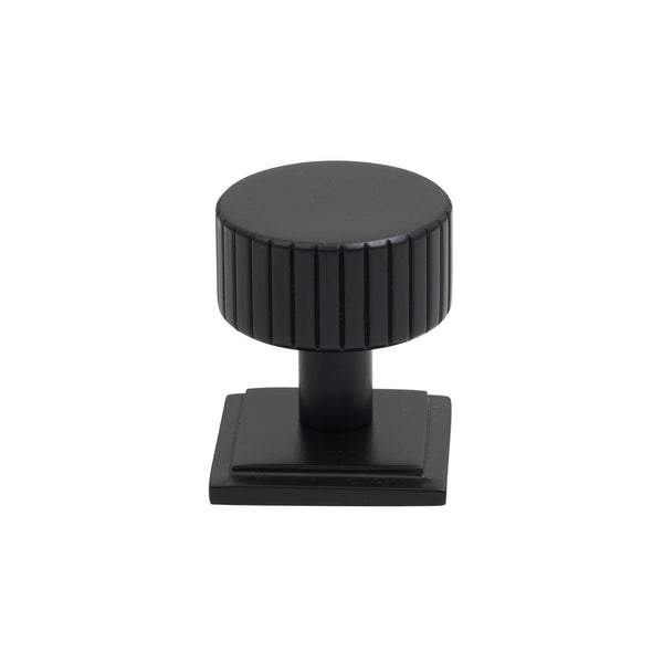 SHOW 32mm Aged Bronze Judd Cabinet Knob - Square Rose