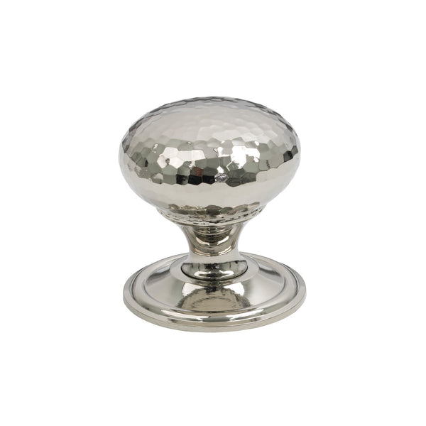 SHOW 38mm Polished Chrome Hammered Mushroom Cabinet Knob
