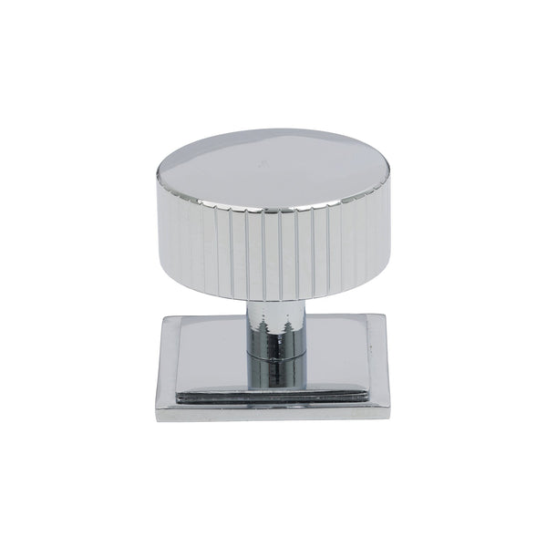 SHOW 38mm Polished Chrome Judd Cabinet Knob - Square Rose