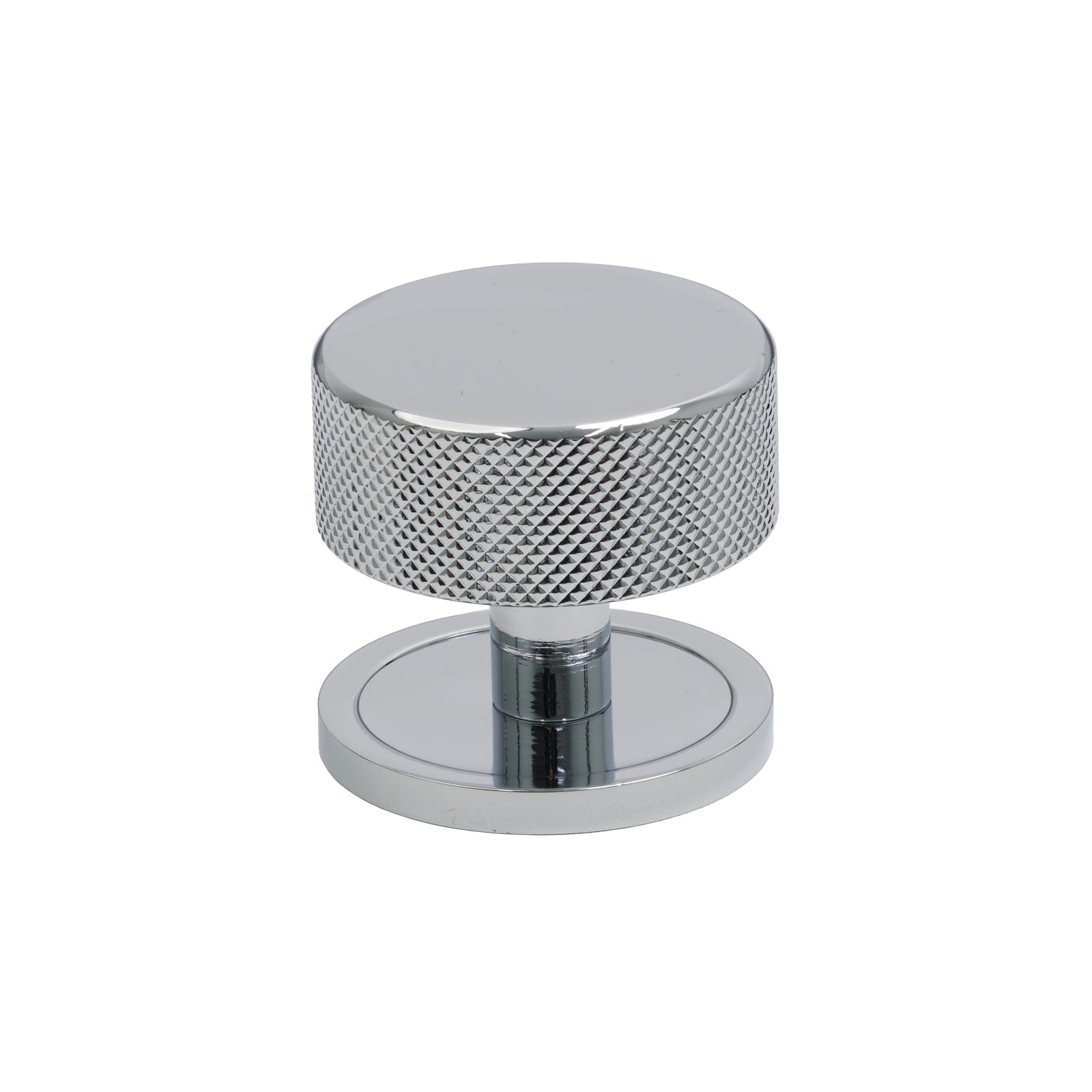 SHOW 38mm Polished Chrome Brompton Cabinet Knob - Round Rose