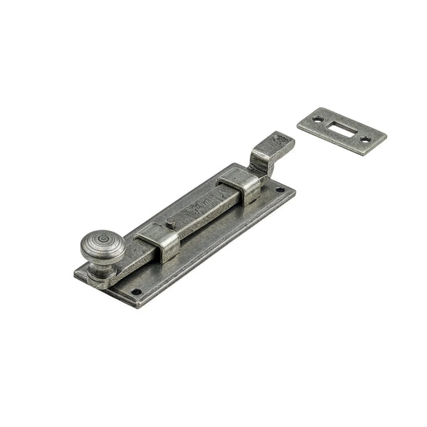 SHOW 6 Inch Pewter Cranked Knob Bolt