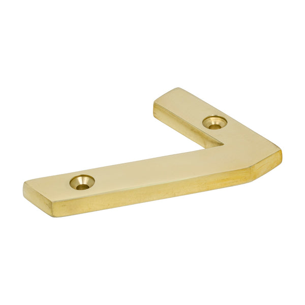 SHOW Polished Brass Front Door Number 7
