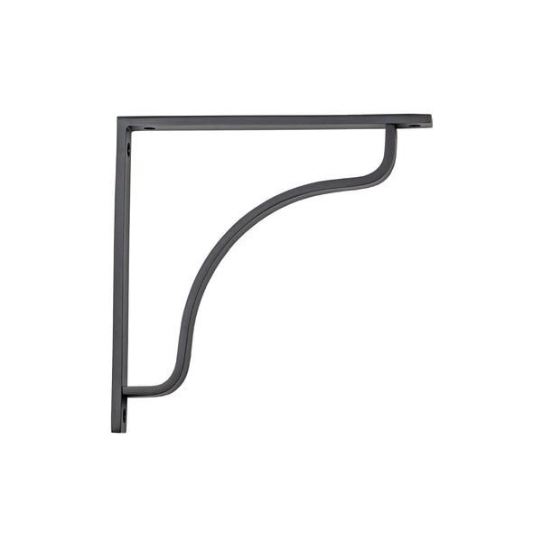 SHOW 200mm Matt Black Abingdon Shelf Bracket