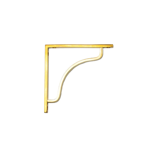 SHOW 150mm Polished Brass Abingdon Shelf Bracket